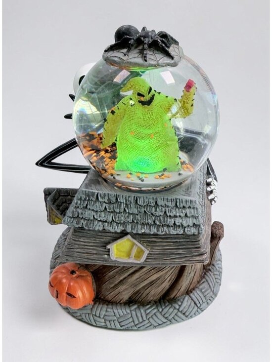 Disney Other - Jack Skellington Oogie Boogie Musical Snow Globe Nightmare Before Christmas